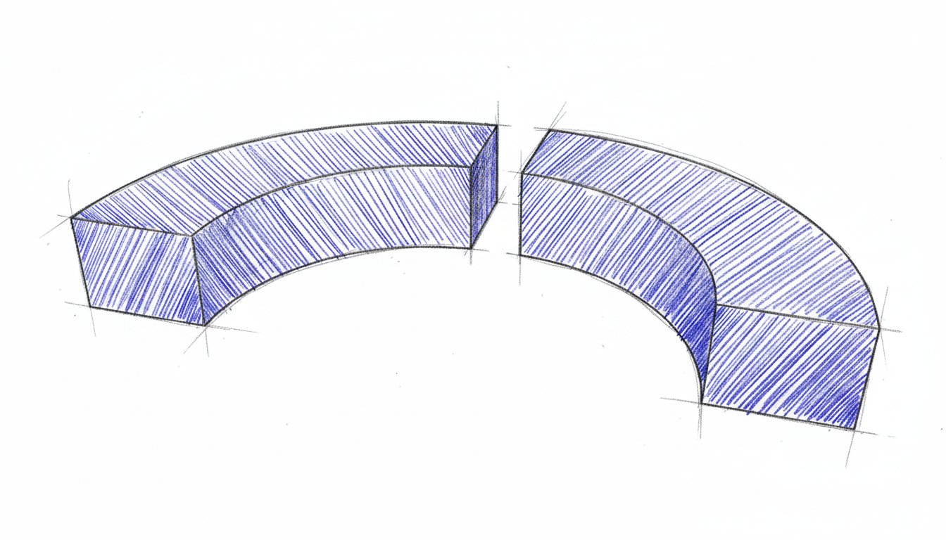 Schiță bancă modulară